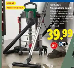 Lidl PARKSIDE Aspirapolvere-liquidi offerta