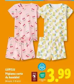 Lidl LUPILU Pigiama corto da bambini offerta