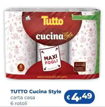 Acqua & Sapone Tutto Cucina Style offerta