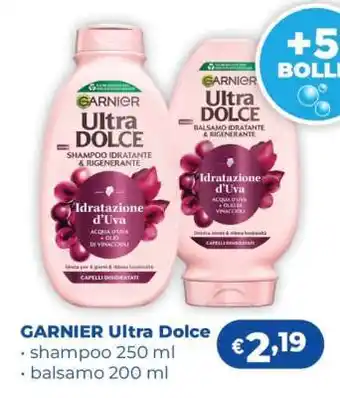 Acqua & Sapone GARNIER Ultra Dolce offerta
