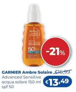 Acqua & Sapone GARNIER AMBRE SOLAIRE offerta
