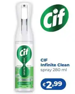 Acqua & Sapone Cif infinite clean offerta