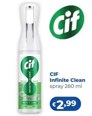 Acqua & Sapone Cif infinite clean offerta