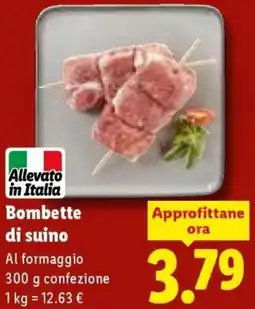 Lidl Bombette di suino offerta