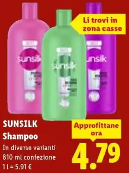 Lidl SUNSILK Shampoo offerta