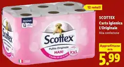 Lidl SCOTTEX Carta igienica L'Originale offerta