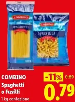 Lidl COMBINO Spaghetti o Fusilli offerta
