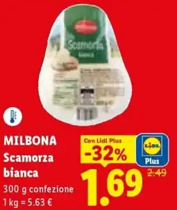 Lidl MILBONA Scamorza bianca offerta