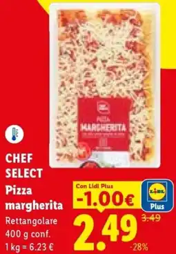 Lidl CHEF SELECT Pizza margherita offerta