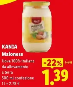 Lidl KANIA Maionese offerta