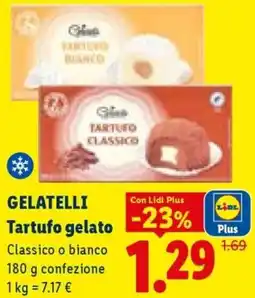 Lidl GELATELLI Tartufo gelato offerta