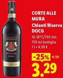 Lidl CORTE ALLE MURA Chianti Riserva DOCG offerta