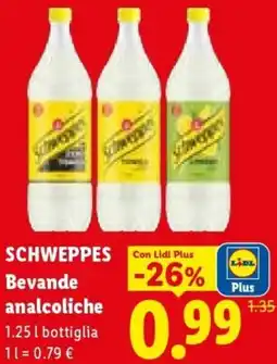 Lidl SCHWEPPES Bevande analcoliche offerta