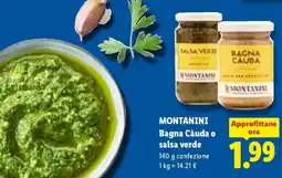 Lidl MONTANINI Bagna Cauda o salsa verde offerta