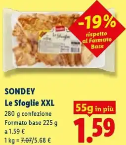 Lidl SONDEY Le Sfoglie XXL offerta