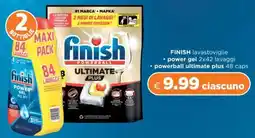 Acqua & Sapone FINISH lavastoviglie, power gel, powerball unltimate plus offerta