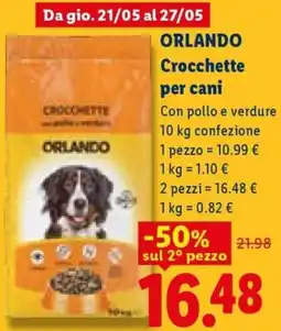 Lidl ORLANDO Crocchette per cani offerta
