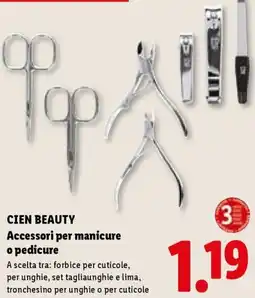 Lidl CIEN BEAUTY Accessori per manicure o pedicure offerta