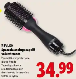 Lidl REVLON Spazzola asciugacapelli volumizzante offerta