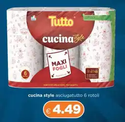 Acqua & Sapone Tutto cucina style asciugatutto offerta