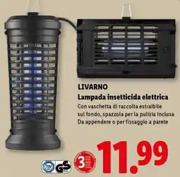 Lidl LIVARNO Lampada insetticida elettrica offerta