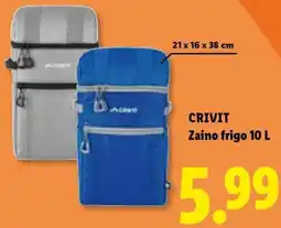 Lidl CRIVIT Zaino frigo 10 L offerta