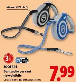 Lidl ZOOFARI Guinzaglio per cani riavvolgibile offerta