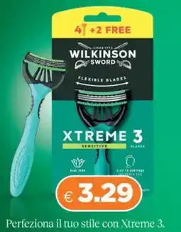 Acqua & Sapone WILKINSON Perfeziona il tuo stile con Xtreme 3 offerta