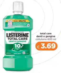 Acqua & Sapone LISTERINE total care denti e gengive collutorio offerta