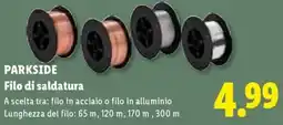 Lidl PARKSIDE Filo di saldatura offerta