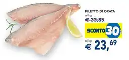 Esselunga Filetto di orata offerta