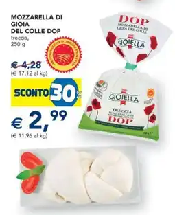 Esselunga Mozzarella di gioia del colle dop treccia offerta