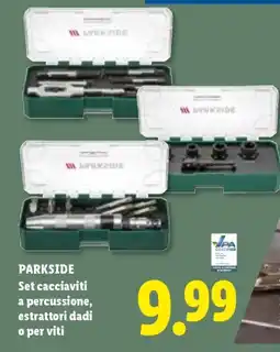 Lidl PARKSIDE Set cacciaviti a percussione, estrattori dadi o per viti offerta