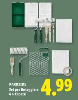 Lidl PARKSIDE Set per tinteggiare 6 o 13 pezzi offerta