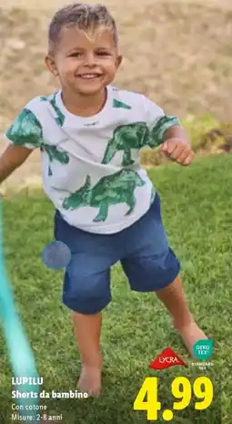 Lidl LUPILU Shorts da bambino offerta