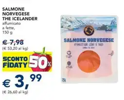 Esselunga Salmone norvegese the icelander affumicato a fette offerta