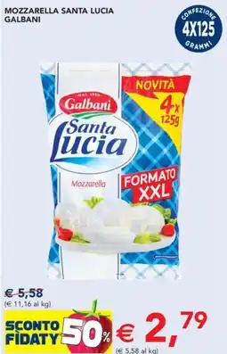 Esselunga Mozzarella santa lucia GALBANI offerta