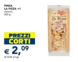 Esselunga Pinsa la pizza +1 classica offerta