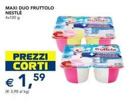 Esselunga Maxi duo fruttolo NESTLÉ offerta