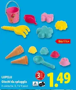 Lidl LUPILU Giochi da spiaggia offerta