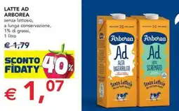 Esselunga Latte ad arborea senza lattosio, a lunga conservazione, 1% di grassi offerta