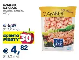 Esselunga Gamberi ice class sgusciati, surgelati offerta