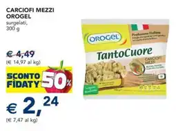 Esselunga Carciofi mezzi OROGEL offerta