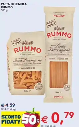 Esselunga Pasta di semola RUMMO offerta