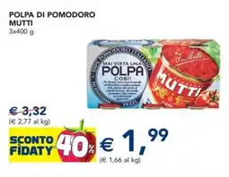 Esselunga Polpa di pomodoro MUTTI offerta