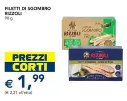 Esselunga Filetti di sgombro RIZZOLI offerta