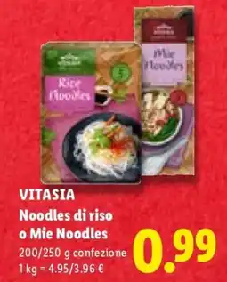 Lidl VITASIA Noodles di riso o Mie Noodles offerta