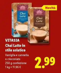 Lidl VITASIA Chai Latte in stile asiatico offerta