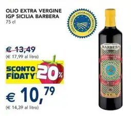 Esselunga Olio extra vergine igp sicilia BARBERA offerta
