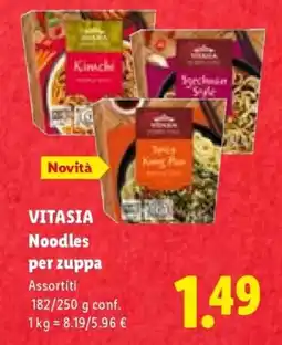 Lidl VITASIA Noodles per zuppa offerta